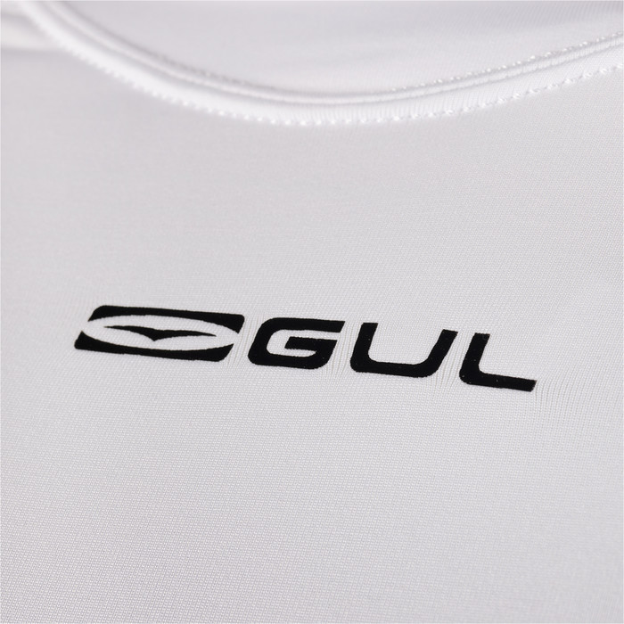 2024 Gul Womens UV Protection Long Sleeve Rash Vest RG0331/B9 -White